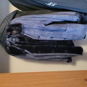 Dennis Basso size large blue coat